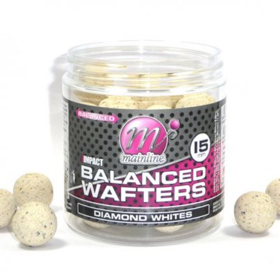 Mainline High Impact Balanced Wafters Diamond Whites 15mm 