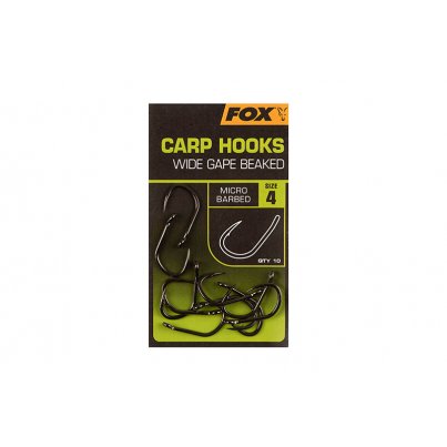 Fox Carp Hooks Wide Gape Beaked vel. 2