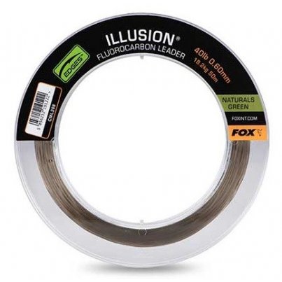 Fox Fluorocarbon Edges Illusion Leader Naturals Green  0,50mm 50m