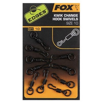 Fox Edges Kwik Change Hook Swivels vel. 10