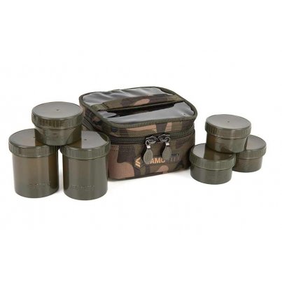 Fox Pouzdro Camolite 6 Pot Hookbait Case