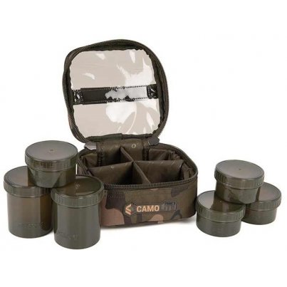 Fox Pouzdro Camolite 6 Pot Hookbait Case