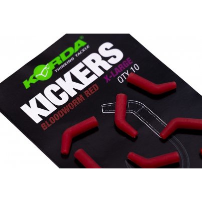 Korda Rovnátka Kickers X-Large Bloodworm Red