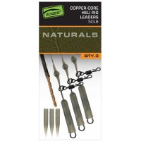 Fox Naturals Copper Core Heli Rig Leaders