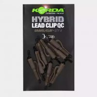 Korda QC Hybrid Lead Clip Gravel/Clay 8ks
