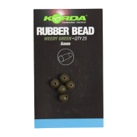 Korda Rubber Beads 5mm Green 25ks